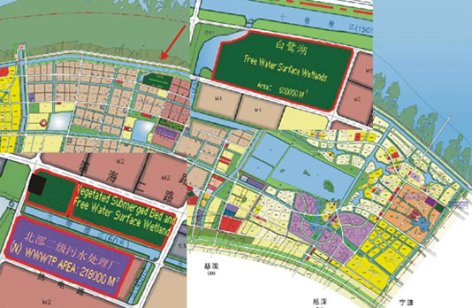 Location of the Constructed Wetland
