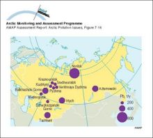 Major point sources (non-ferrous metal smelters) of Pb to the atmosphere in the Urals and the Asian part of the former Soviet Union