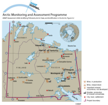 The Kola Ecoregion survey area and major industrial centers