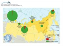 Total and indigenous minority populations in the Arctic area of the Russian Federation, by region, according to the 1989 Census