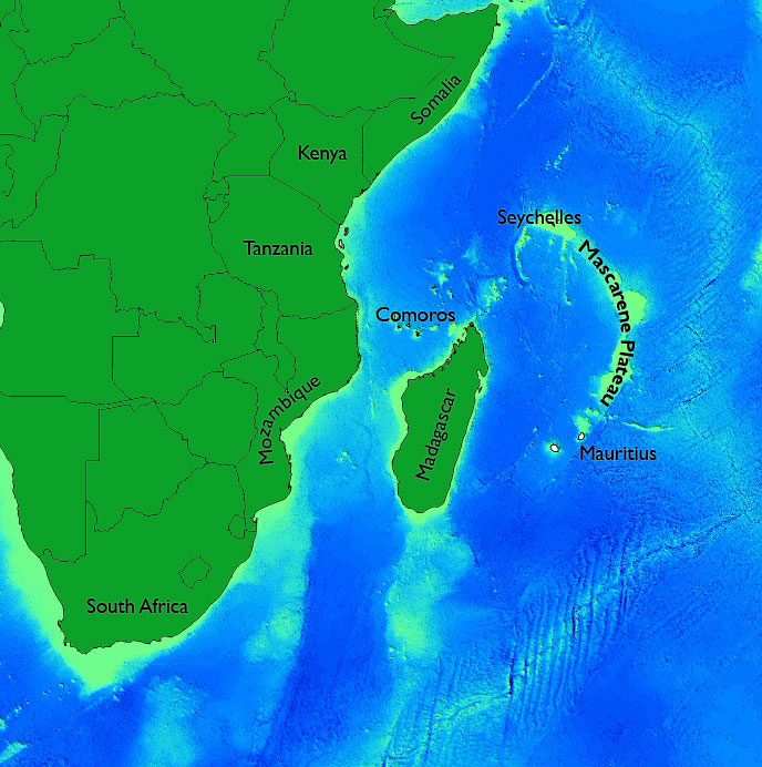 Map of ASCLME Region