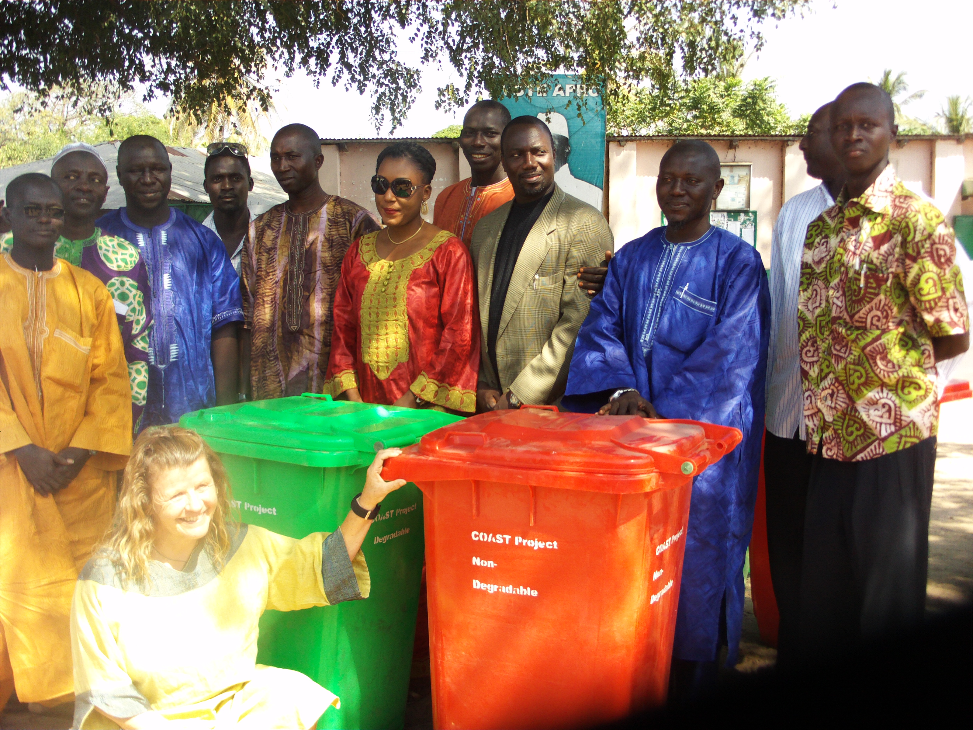 Waste Bins in Kartong Demo Site