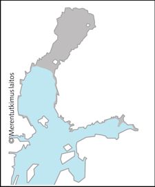 The maximum ice cover in 2007-2008  was 49,000 km2, the all-time low. 