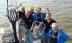 Celebrating the last air-lift sampling on the Argus