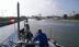 Leaving Vienna and its Freudenau dam