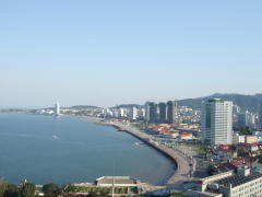 Yantai City coast