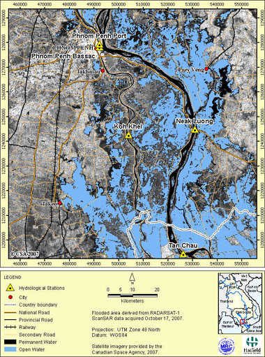 Flood Maps of the Lower Mekong Basin