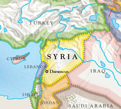 Map of Syria